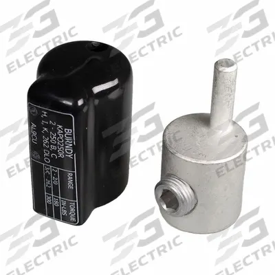 BURNDY 250 kcmil AL MECH PIN ADAPTOR: 1/0 AWG Pin Size - Pin Terminal Compression Adapters