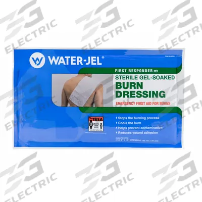 WATERJEL Burn Face Dressing: 18 in Dressing Lg, 8 in Dressing Wd, Sterile - Burn Dressings