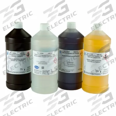 HACH Sodium Chloride Standard Solution: 1 L Volume, 180 uS/cm, Bottle, 0, Solution - Additional Calibration Solutions & Standards