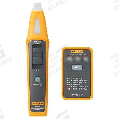 FLUKE Circuit Breaker Finder: 110 to 125V AC, CAT III 150V, No Display, GFCI/Std - Circuit Breaker Finders