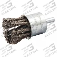 APPROVED VENDOR End Brush: Twisted Steel, 1 1/8 in Dia, 0.02 in Fill Dia, 1/4 in Shank (MPN 66252839027). Key specifications — Brand: APPROVED VENDOR.