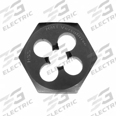HOLEMAKER TECHNOLOGY ImpactaDie Hex Die Nut: 1/4"-20 - VersaDrive ImpactaDie Hex Die Nuts