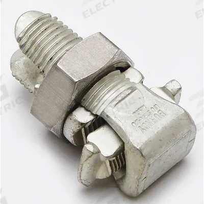 BURNDY Split-Bolt Connector: For Wire Size 350 kcmil – 1/0 AWG, Aluminum Body Material - Split Bolts