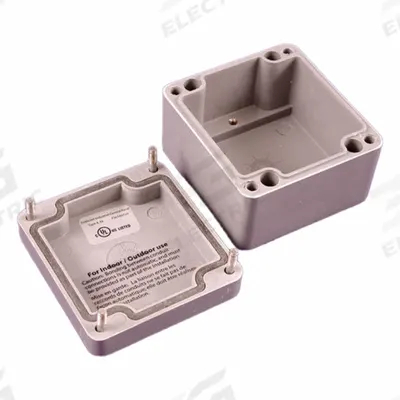 HAMMOND Enclosure: Polyester, 3 in x 2 in x 2 in, NEMA 4/4X, Solid Cover - Nonmetallic Enclosures
