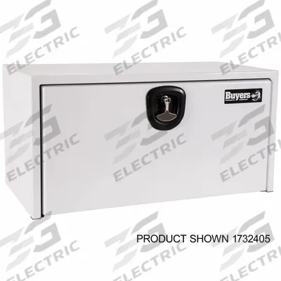 BUYERS PRODUCTS Underbody Truck Box: Underbody Truck Box, Single Drop-Down Door Door, White - Single Drop-Down Door Boxes