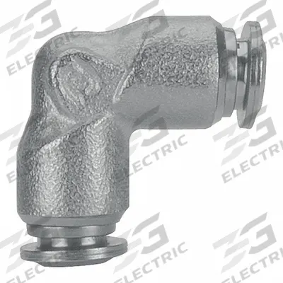 AIGNEP USA Push-Fit Adapter Fitting: 3/8 in OD x 3/8 in OD Size - Stainless Steel Tube Fittings