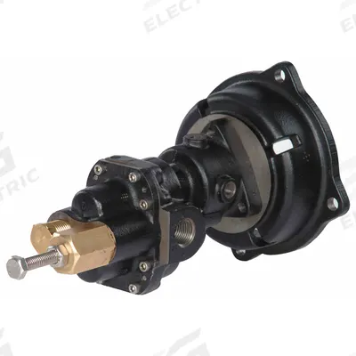 Dayton Rotary Gear Pump Head: Direct Drive, Cast Iron, 1/4" FNPT, Steel, SS - C-Face Mount Gear Pump Heads