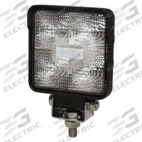 ECCO Vehicle Work Light: Square, Flood, LED, Bolt, Lighter Plug, Universal, Surface Mount, Black (MPN E92007-HV). Key specifications — Housing Color: Black; Brand: ECCO; Mount Type: Bolt; Electrical Connection: Lighter Plug; Installation Type: Permanent.