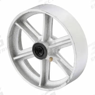 APPROVED VENDOR Caster Wheel: 8 in Wheel Dia., 2 in Wheel Wd, Iron, 1,400 lb Load Rating - Iron Tread Wheels