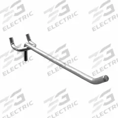 APPROVED VENDOR Straight Hook, 11 in: 1/4 in Peg Hole, For 1 in Pegboard Hole Spacing, Silver, 10 PK (MPN 787CX7). Key specifications — Finish: Zinc Plated; Color: Silver; Locking System: Hanging; Mounting Type: Surface; Material: Steel; Brand: APPROVED VENDOR.