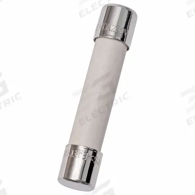 MERSEN Fuse: GSA Series, Time-Delay, 10 A, 250 V AC, Non-Indicating, 1/4 in x 1 1/4 in - Time-Delay Cylindrical Fuses