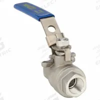 APPROVED VENDOR Manual Two-Way Ball Valve: 3/8 in, 316 Stainless Steel, Straight Valve Body, PTFE (MPN G-SSV-38). Key specifications — Brand: APPROVED VENDOR; Handle: Locking Lever.