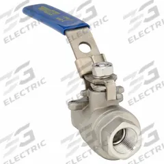 APPROVED VENDOR Manual Two-Way Ball Valve: 3/8 in, 316 Stainless Steel, Straight Valve Body, PTFE (MPN G-SSV-38). Key specifications — Brand: APPROVED VENDOR; Handle: Locking Lever.