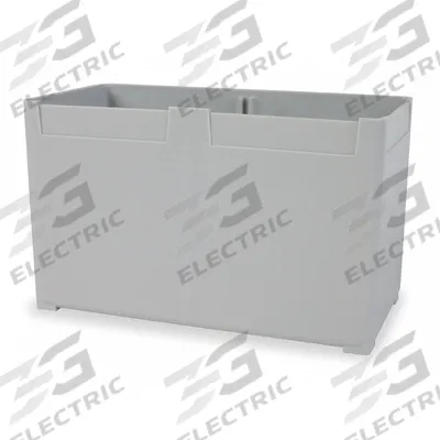 VIDMAR Bin Cup: 3 in x 6 1/8 in, 3 3/4 in Overall Ht, Gray - Removable Bins for Vidmar Modular Drawer Cabinets