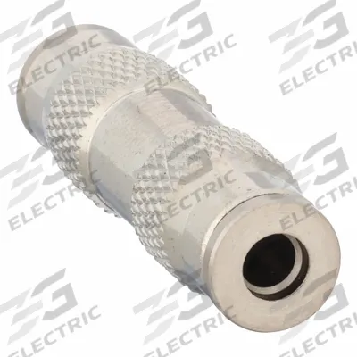 APPROVED VENDOR Push-Fit Union Fitting: 1/8 in OD x 1/8 in OD Size, Brass - Nickel-Plated Brass Tube Fittings