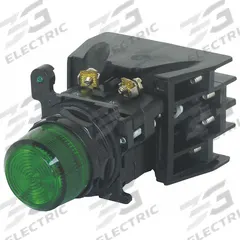 EATON Indicating Light: 30 mm Panel Mounting Size, Green, Fresnel, 1250T Series (MPN 10250T197HLGP24). Key specifications — Brand: EATON; Series: 1250T.