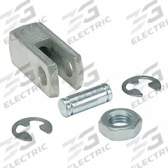 SPEEDAIRE Rod Clevis Kit: Clevis Mount Type, Fits 1 1/4 in_1 1/2 in Bore Dia, 1 11/16 in Overall Lg (MPN 5VKW4). Key specifications — attr947439: 5VKW4; attr947448: Steel; attr1171502: Piston Rod Clevis.