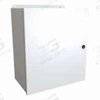 HAMMOND Electrical Enclosure: Steel, 16 in x 14 in x 8 in, NEMA 12/13/3R/4, w/Panel, Solid Cover (MPN EJ16148LG). Key specifications — Closure Method: Latches; Brand: HAMMOND; Knockouts: Not Included.
