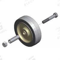 COTTERMAN Diameter Caster Wheel: For Rolling Ladders, Rigid, 1 Casters, 4 in Wheel Dia, Casters (MPN SU1070). Key specifications — Caster Type: Rigid; Includes: Axle Bolt; Brand: COTTERMAN; Compatible Ladder Type: Rolling Ladders; Compatible with Series: 5000; Product Type: Wheel.