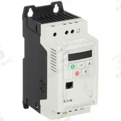 EATON Variable Frequency Drive: In Phase Single, Out Phase Single, 1 hp, 7 A Output Current - Max (MPN DC1-S27D0NN-A20CE1). Key specifications