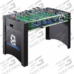 HATHAWAY Foosball Table: 48 1/2 in Overall Lg, 24 in Overall Wd, 32 in Overall Ht, Black, Green (MPN BG1031F)