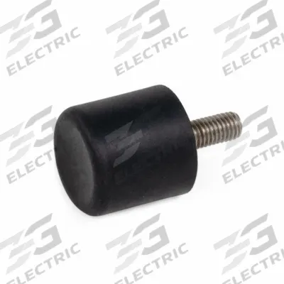JW WINCO Concave Bumper: Cylindrical, Natural Rubber, Male x Non-Threaded Style - Male x Non-Threaded Vibration-Isolating Mounts