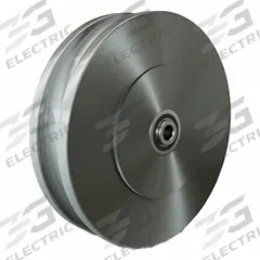 HAMILTON Track Wheel: 8 in Wheel Dia., 2 in Wheel Wd, 2,000 lb Load Capacity, 1/2 in For Axle Size (MPN W-820-075-FUB-1/2). Key specifications — attr1099880: Yes; attr1099886: Clear; attr1099891: HAMILTON.