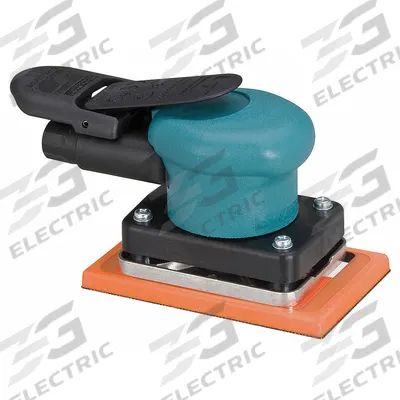 DYNABRADE Air Sheet Sander: Orbital, 0.15 hp, 13 cfm, Non-Vacuum, 10,000 RPM Max - Sheet Sanders