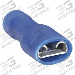 GRAINGER Wire Disconnect: Female Socket, Blue, Vinyl, Full Coverage, 16 AWG – 14 AWG Wire Size (MPN 24C883). Key specifications — Brand: GRAINGER; Manufacturer Part Number: 24C883.