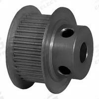 DAYTON Timing Pulley: Modified Curvilinear, Fixed, For GT Timing Belt Section, For 9 mm Belt Wd (MPN 36-2P09-6FA3). Key specifications — Brand: DAYTON; Finish: Clear Anodized; For Belt Series: Powerhouse®.