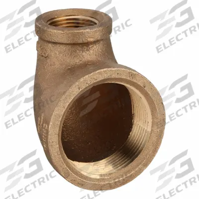 APPROVED VENDOR Metal Pipe Elbow: Elbow, 1 1/2 in x 3/4 in, Class 125, None Brass, 200 psi - Threaded Low-Pressure Pipe Fittings for Potable Water
