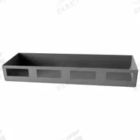 DURHAM MFG Additional Door Shelf: 12 in x 4 in x 2 in, 3501-BDLP-58-1S-4RDR-95/DC-BDLP-132-95, Gray (MPN DSH-124-95). Key specifications — attr64335: Gray; attr64334: DC-BDLP-132-95; attr63977: DURHAM MFG.