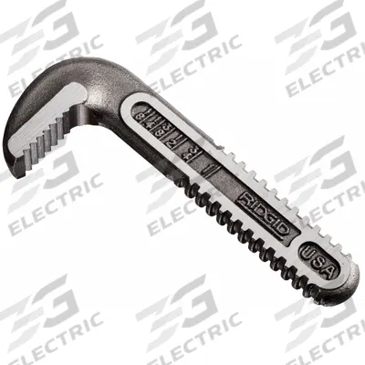 RIDGID Jaw, Hook 8 Wrench: For Serrated Jaw Texture, Steel, Compatible with 8/E-8 - Hook Jaws for Pipe Wrenches