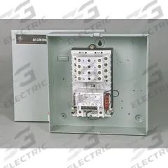 GE Lighting Magnetic Contactor: 8 Poles, 120V AC, 30 A, 2-Wire, Mechanically Held (MPN CR463M80CJA10A0). Key specifications — Brand: GE.