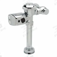 ZURN Automatic Flush Valve: ZER, 1.28 gpf Gallons per Flush, Battery, 11 1/2 in Rough-In, Exposed (MPN ZER6000AV-HET-CCP). Key specifications — Spud Location: Top; Brand: ZURN.