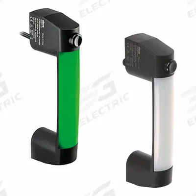 ELESA Handle with Monostable Switch: 1NO/1NC, Cable Connector With Wire Leads - Elesa Door Handle Safety Interlock Switches