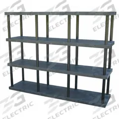 STRUCTURAL PLASTICS Plastic Shelving: 96 in x 24 in, 75 in Overall Ht, 4 Shelves (MPN ST9624x4). Key specifications — Resistance Properties: Corrosion-Resistant; Frame Material: Plastic; Shelving Material: High Density Polyethylene; Brand: STRUCTURAL PLASTICS.