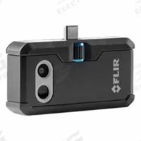 FLIR IR Smart Phone Adapter: -4°F to 752°F, 55° x 43°, 32°F Min Op Temp °F, 95°F Max Op Temp °F, Adj (MPN FLIR ONE PRO-USB-C). Key specifications — Brand: FLIR; Infrared Resolution: 160 x 120; Emissivity Adjustability: Adjustable; Field of View: 55° x 43°.