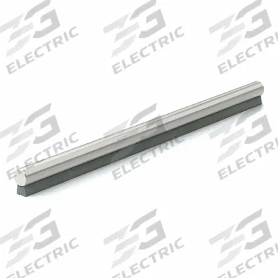 PBC LINEAR Linear Metric Shaft Assembly: 12 mm Shaft Dia, 360 mm Lg - Low Profile Linear Support Rail & Shaft Assemblies