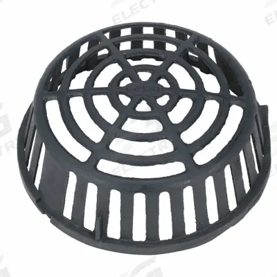ZURN Dome Strainer: 12 1/2 in Overall Dia, 4 3/8 in Overall Ht, Cast Iron, Unfinished - Domes & Cages for Roof Drains