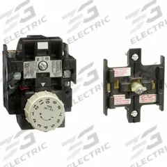 SCHNEIDER ELECTRIC On Delay Pneumatic Timer Attachment: 0.2 sec Min Time Delay, Screw Connection (MPN 8501XTE1). Key specifications — Compatible Series: Class 8501; Timing Mode: On-Delay; Brand: SCHNEIDER.
