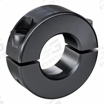 RULAND MANUFACTURING Shaft Collar: 2-Piece, Metric, Round, Clamp-On, 21 mm Bore Dia - Steel Shaft Collars