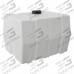 ROMOTECH Reservoir: Single Wall, Vertical, 100 gal, Closed Top, 3/16 in Wall Thick, 38 in x 30 in (MPN 82123929). Key specifications — Construction Material: Polyurethane; Brand: ROMOTECH.