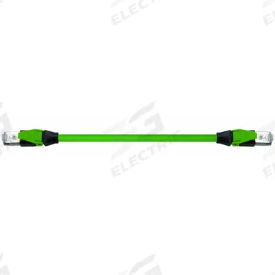 MURRELEKTRONIK Cordset: Cat5e, RJ45 Male Straight x RJ45 Male Straight, 7.5 m Lg, PUR - RJ45 Connector to RJ45 Connector Cordsets