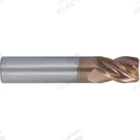 CLEVELAND Square End Mill: Carbide, T-Max Coated, 4 Flute, 3/8" Mill Dia, 5/8" LOC, 2" OAL (MPN C70827)