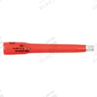 WIHA Socket Extension: 1/4 in Input Drive Size, 1/4 in Output Drive Size, 100 mm Overall Lg, Chrome (MPN 12855). Key specifications — attr1204978: Insulated; attr1204980: Locking Not Included; attr1204984: WIHA; attr1204970: Chrome.