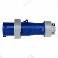 LEVITON Pin and Sleeve Plug: Blue, 120/208V AC, Three Phase, 60 A, 4 Pole, 5 Wire, IEC Grounding (MPN 560P9WLEV). Key specifications — Brand: LEVITON.