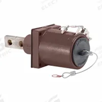 Single Pole Receptacle: Brown, Straight 45° Clevis Pin Mating, Two-Hole Bus Bar Termination, 1,135 A (MPN 49FR2-XH). Key specifications — Series: 49; Receptacle Gender: Female; Brand: LEVITON.