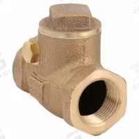 MILWAUKEE VALVE Swing Check Valve: Swing, Inline Valve Body, 3/4 in Pipe Size, FNPT x FNPT, Bronze (MPN 515-3/4"). Key specifications — Brand: MILWAUKEE VALVE.