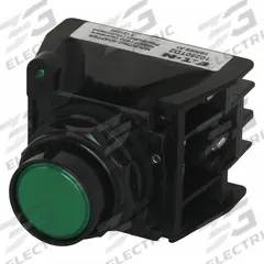 EATON Hazardous Location Push Button: 30 mm, Metallic, Flush Profile, 2NO/2NC (MPN 10250T707G). Key specifications — Manufacturer Part Number: 10250T707G; Product Type: Push Button Operators; Series: 10250T; Brand: EATON; AC Contact Rating: 10 A @ 600 V; Action: Momentary; DC Contact Rating: 2.5 A @ 250 V; Operator Illumination: Non-Illuminated.